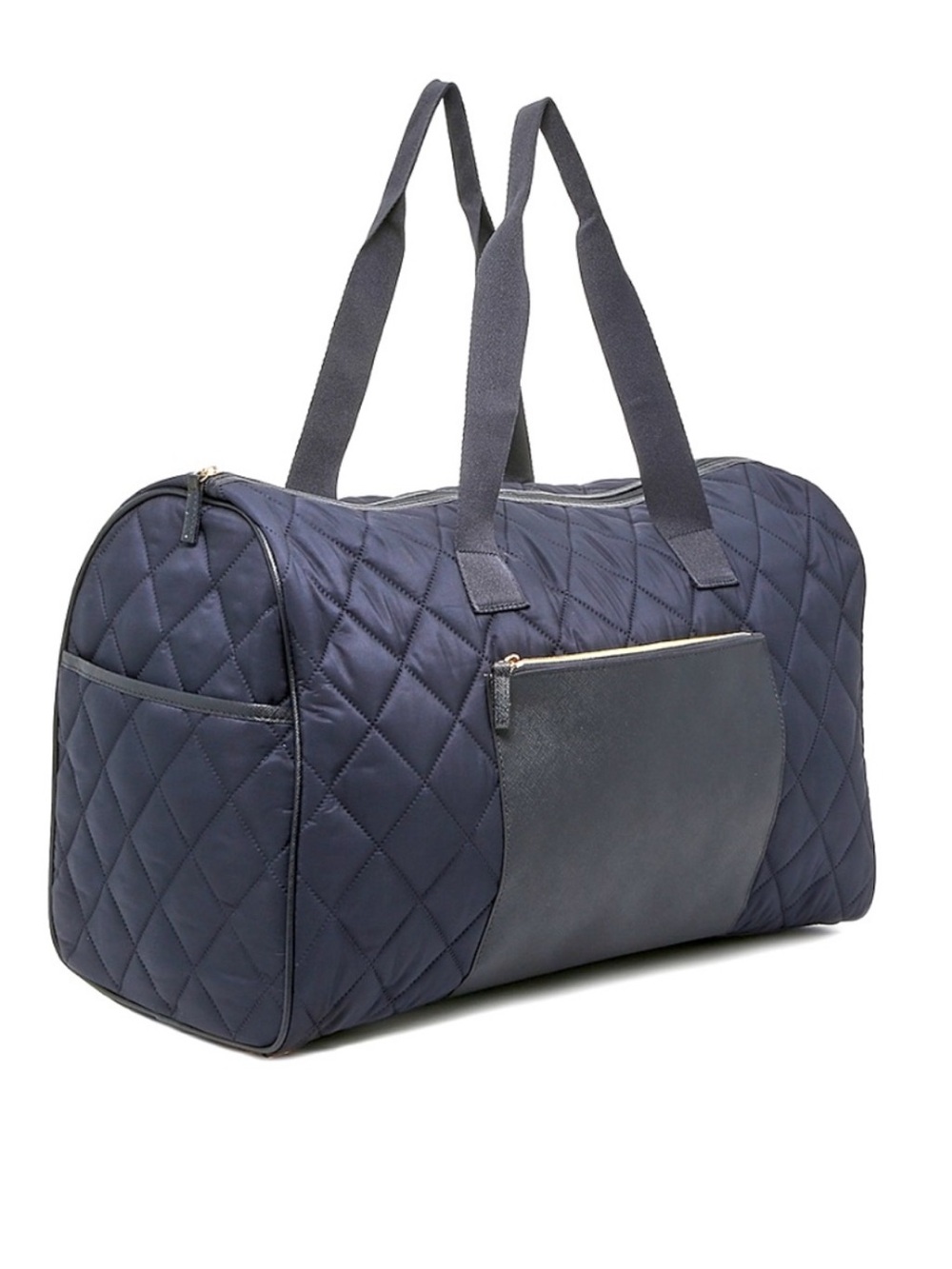 DSW Navy Quilted Weekend Travel Bag